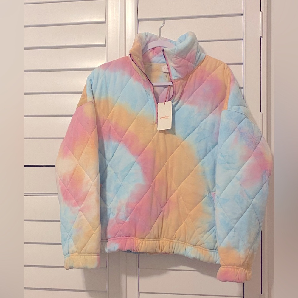 Quilted Pullover Jacket